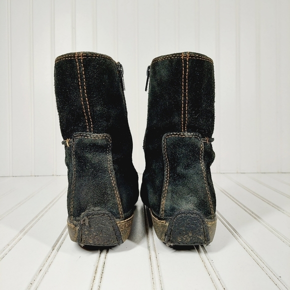 Timberland Leather Suede Waterproof Black Zippered Winter Ankle Boots I111 - Picture 6 of 12